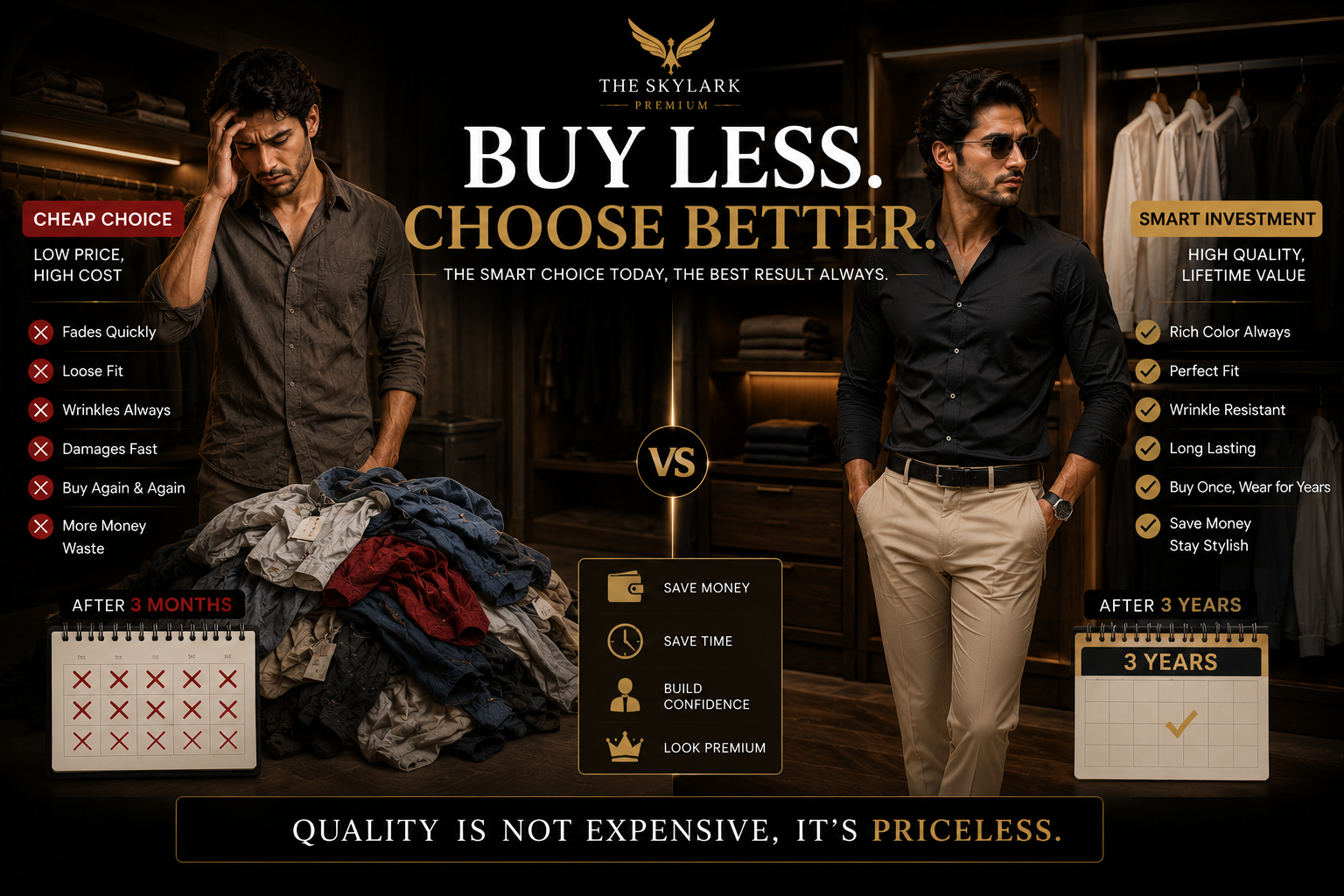Cheap vs Premium Shirts
