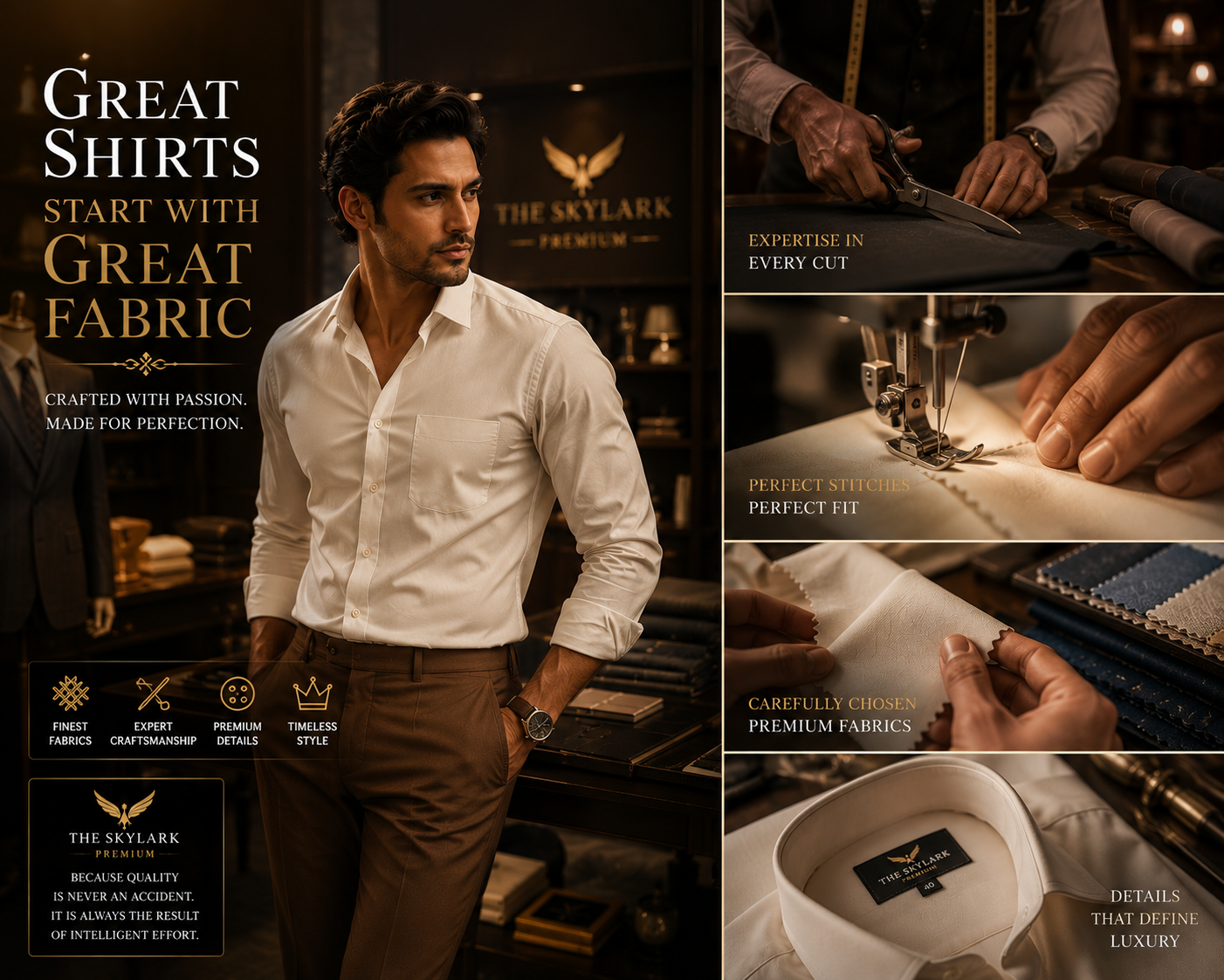 Premium Shirt Fabric Guide