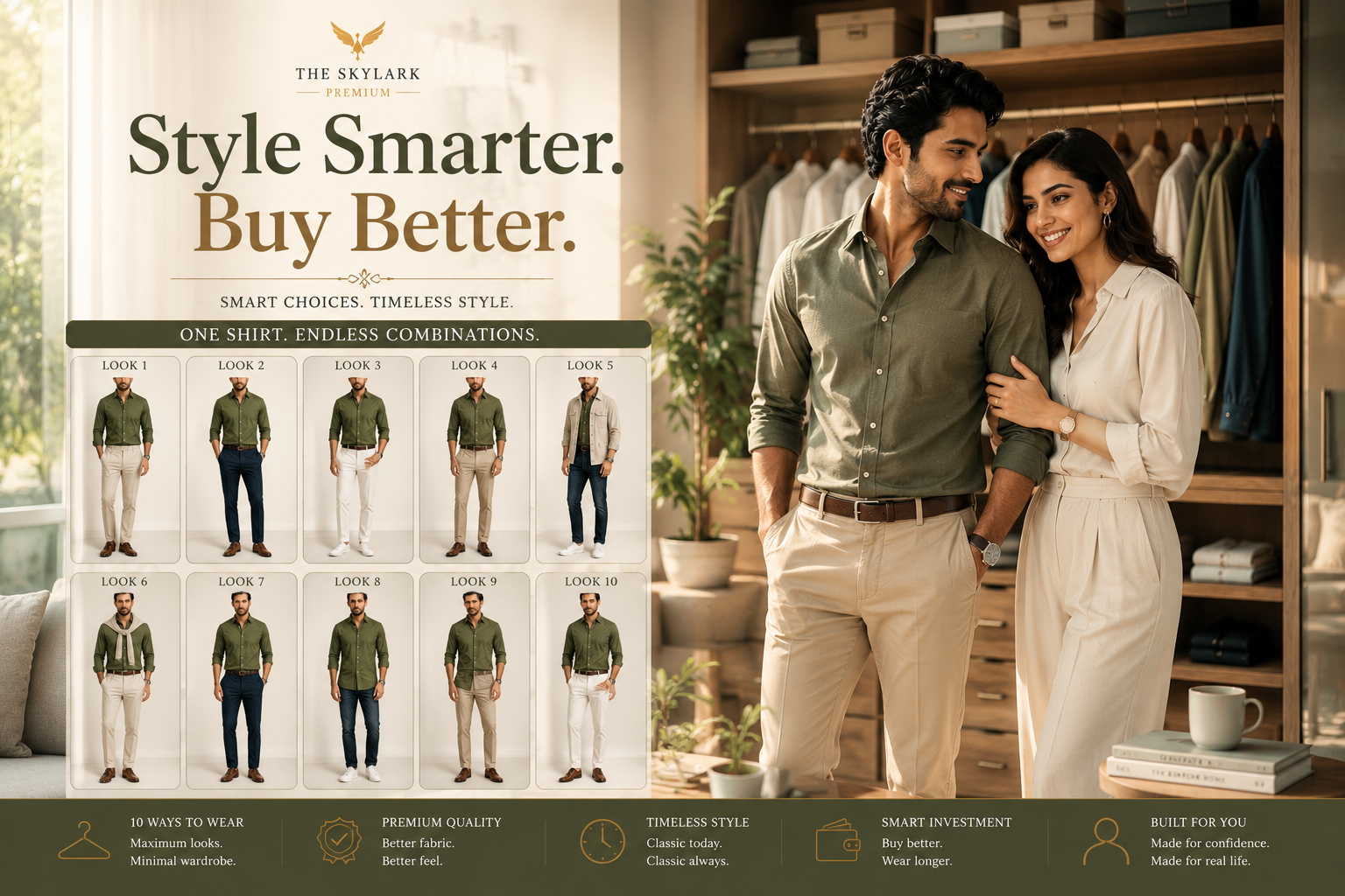 Minimum clothes me stylish kaise dikhe