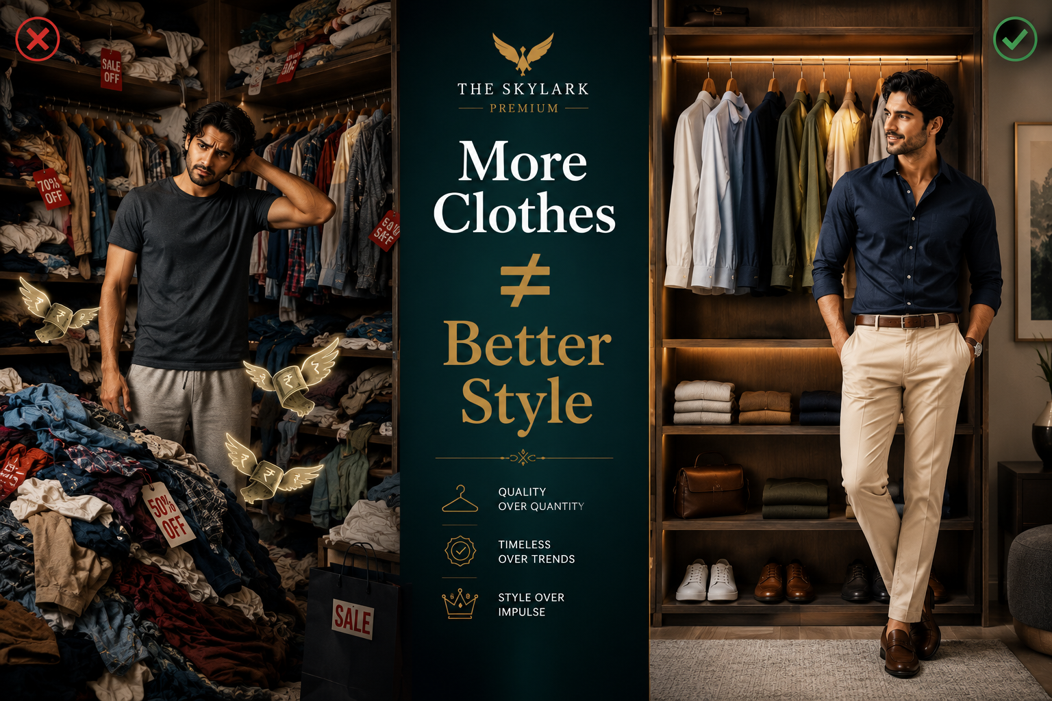 Smart Wardrobe vs Wasteful Wardrobe