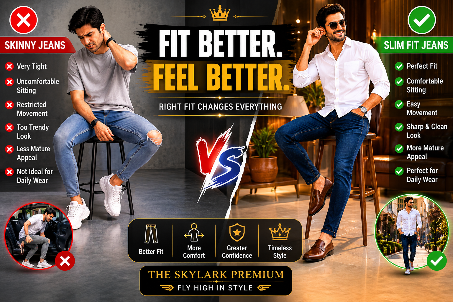 Why Slim Fit Jeans Look Attractive