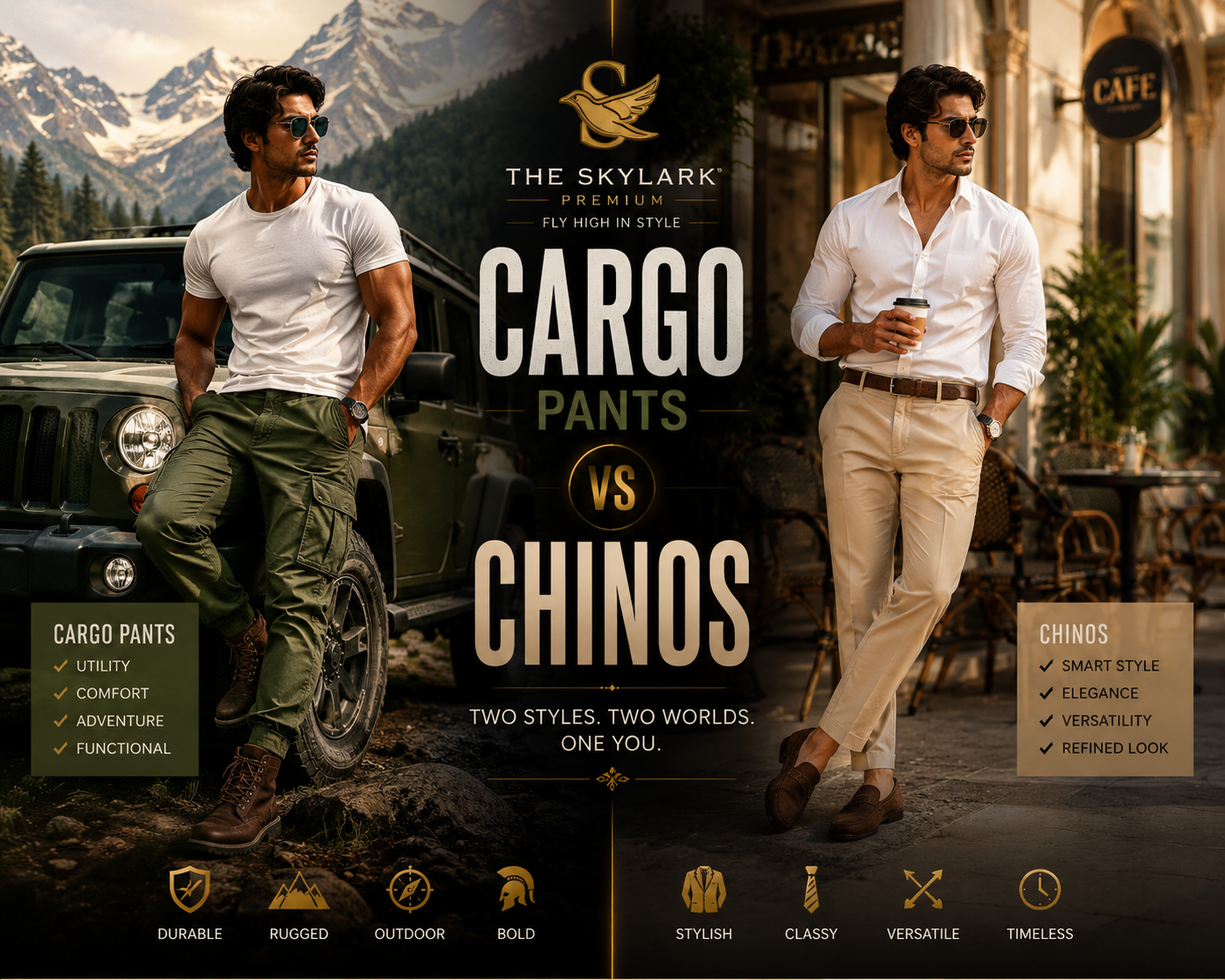 Cargo Pants vs Chinos