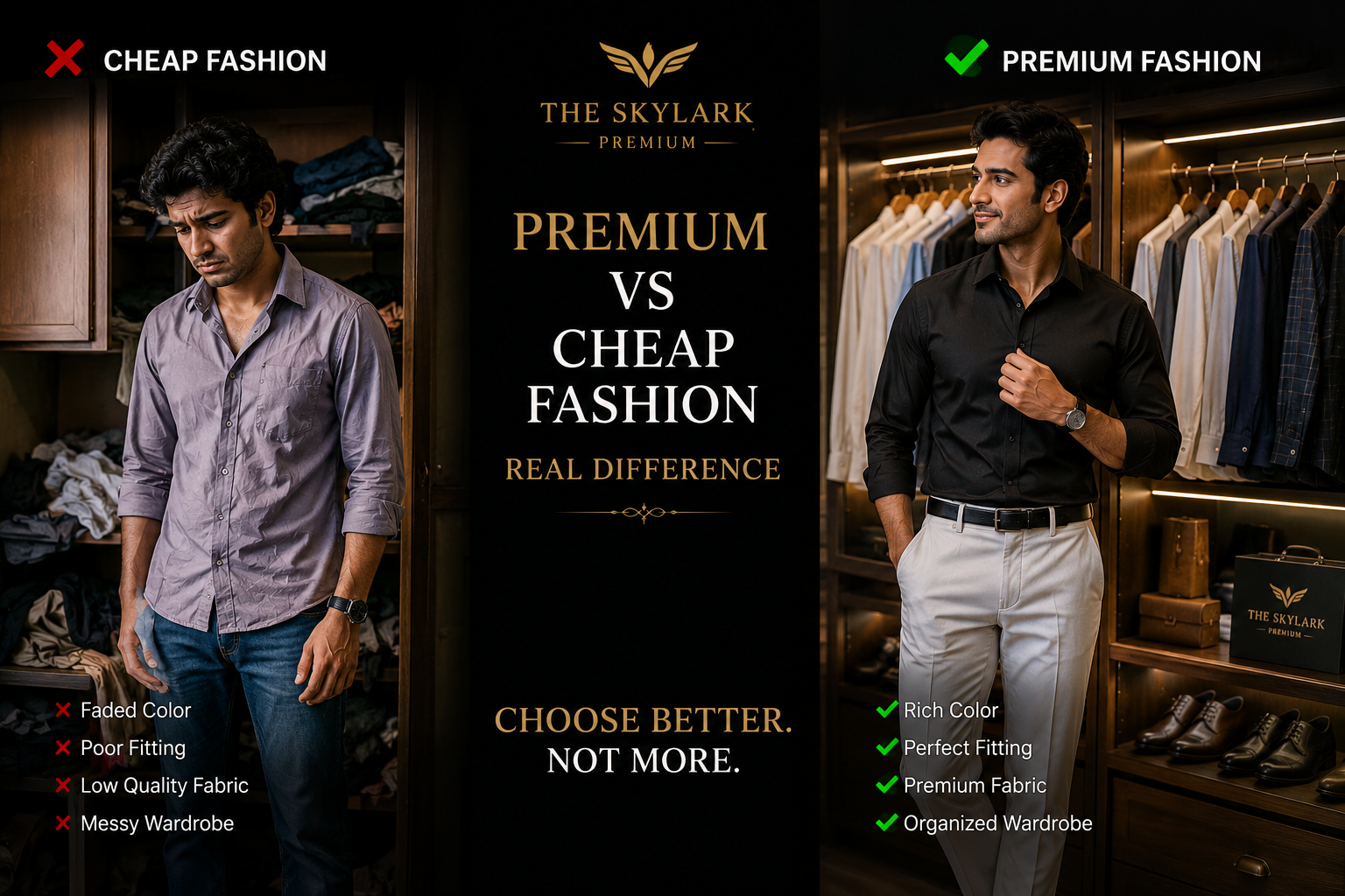 Premium vs Cheap Fashion