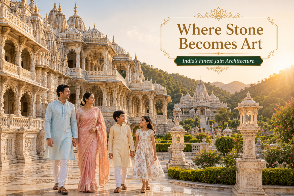Ranakpur Jain Temple Family outfit