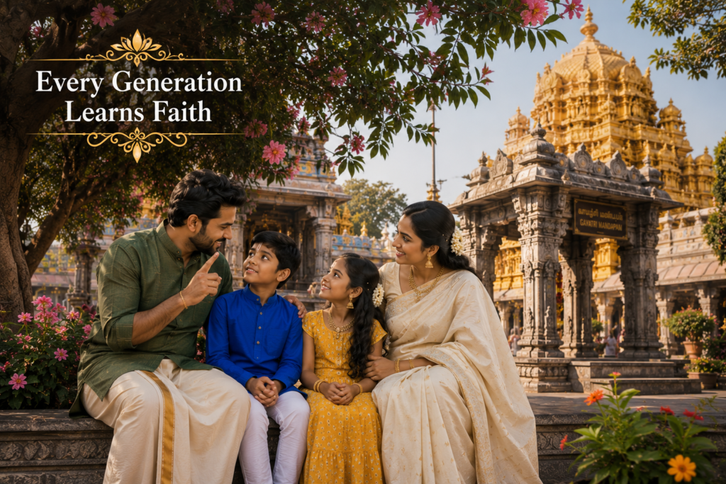 Kamakshi Amman Temple Family Outfit Guide