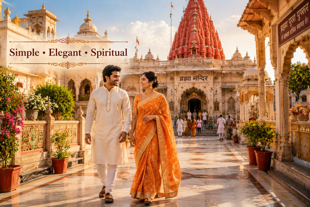 Brahma Temple Pushkar Me Couple Kya Pehne