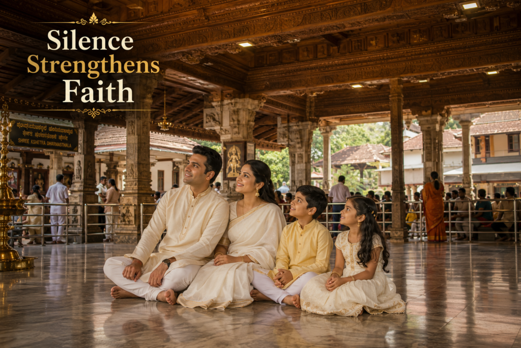 Dharmasthala Temple Family Outfit