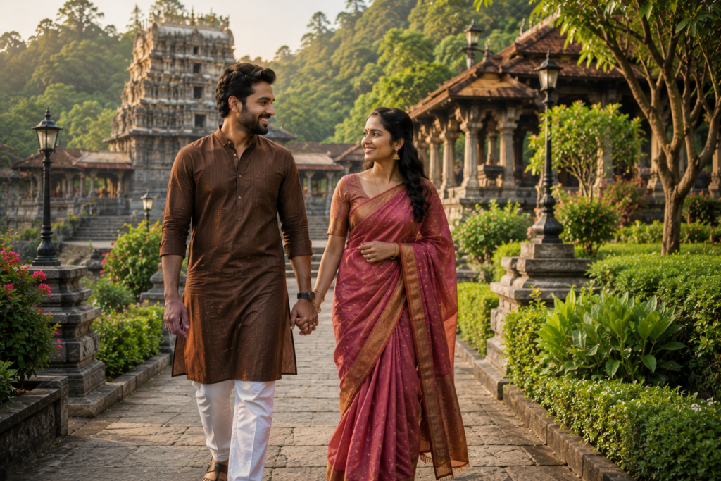 Sringeri Sharada Peeth Couple Outfit Guide