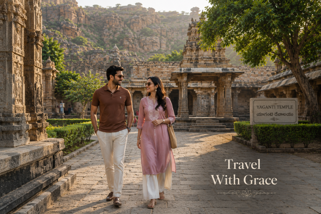 Couple Outfit Ideas For Yaganti Temple