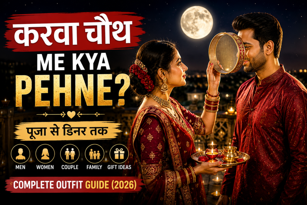Karwa Chauth Me Kya Pehne