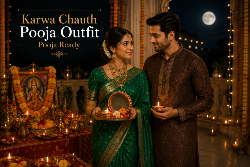 Karwa Chauth Photoshoot Outfit Ideas