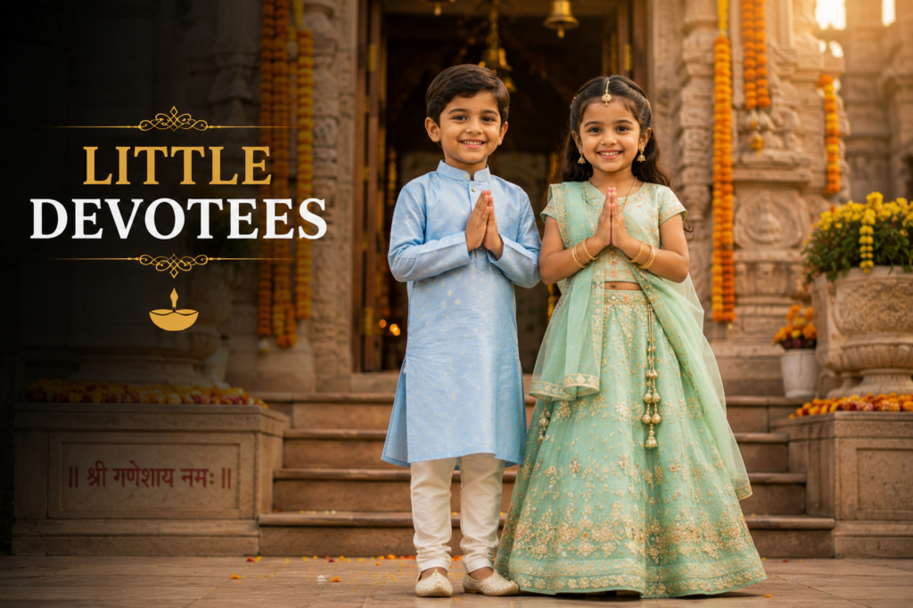 Satyanarayan Katha Ke Liye Pooja Outfit