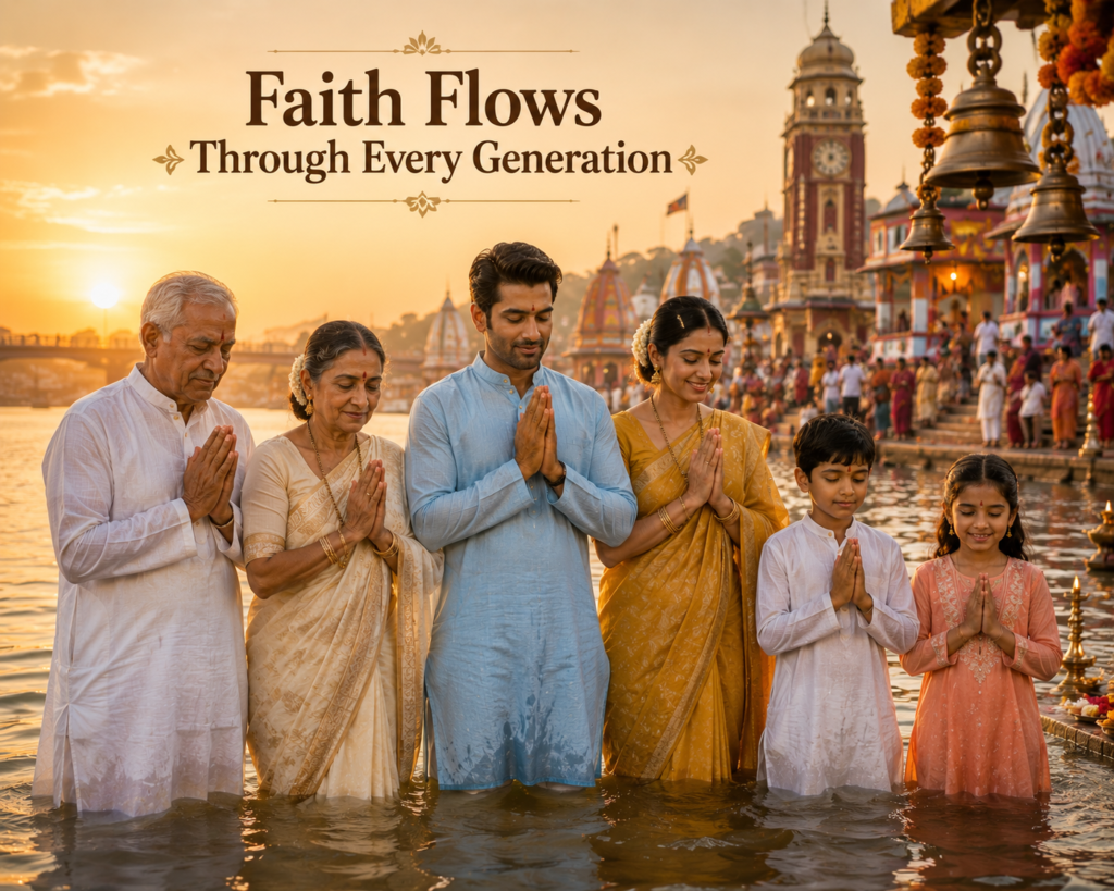 Family Ganga Yatra Outfit