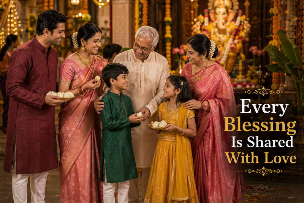 Family Ganpati Darshan Outfit