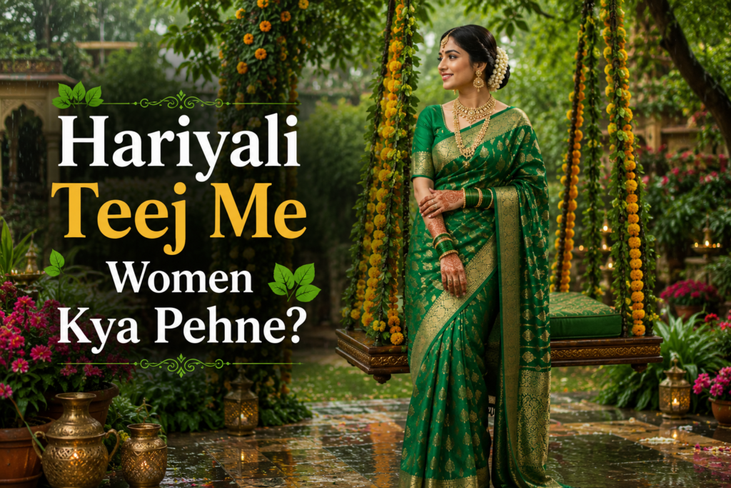 Hariyali Teej Me Women Kya Pehne