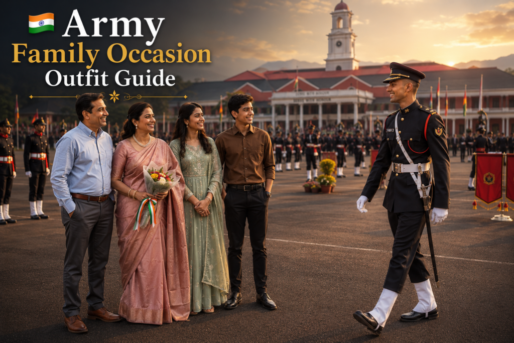 🇮🇳 Army Family Occasion Outfit