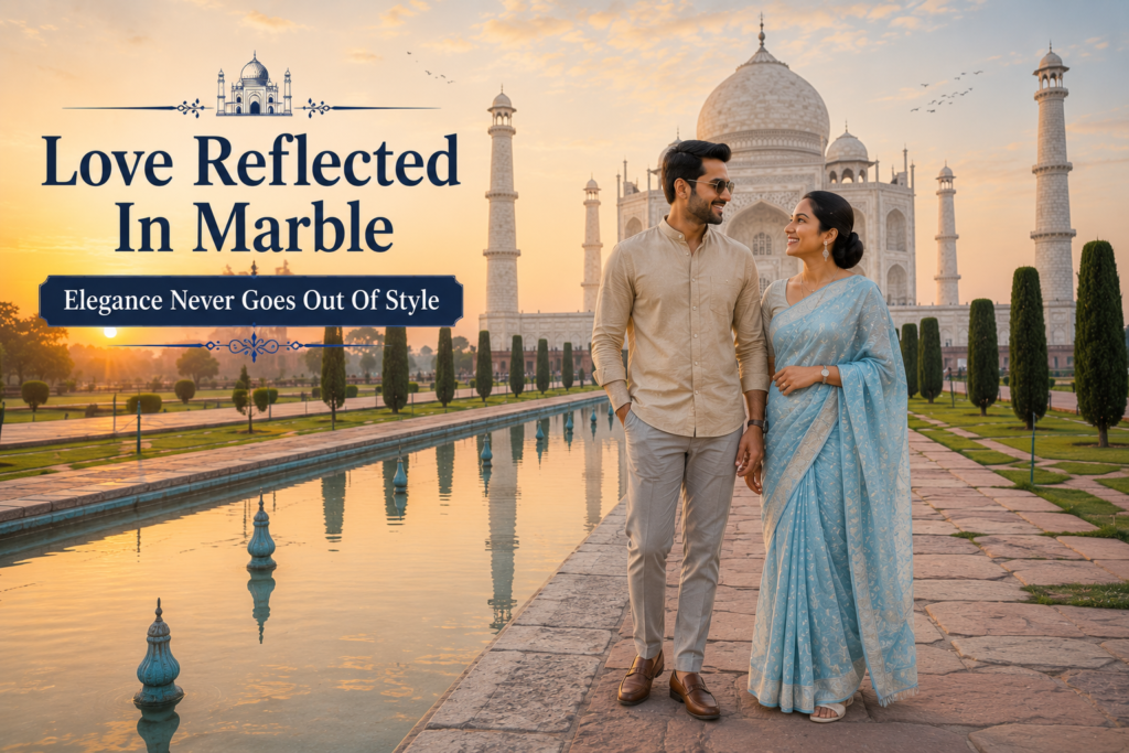 Couple Outfit For Taj Mahal