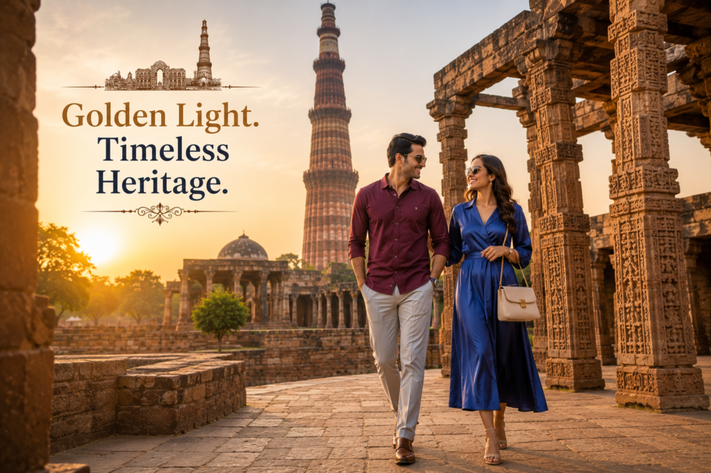 Family Outfit For Qutub Minar Kaisa Hona Chahiye