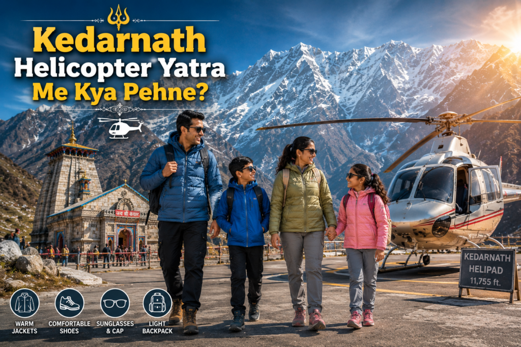 Kedarnath Helicopter Yatra Me Kya Pehne