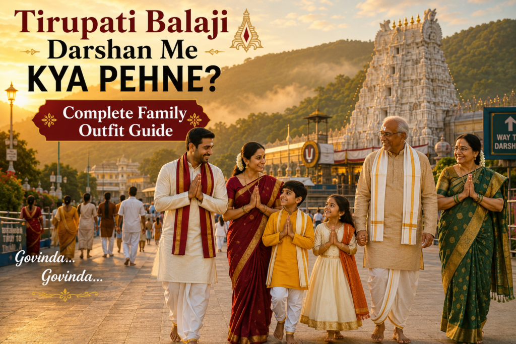 Tirupati Balaji Darshan Outfit