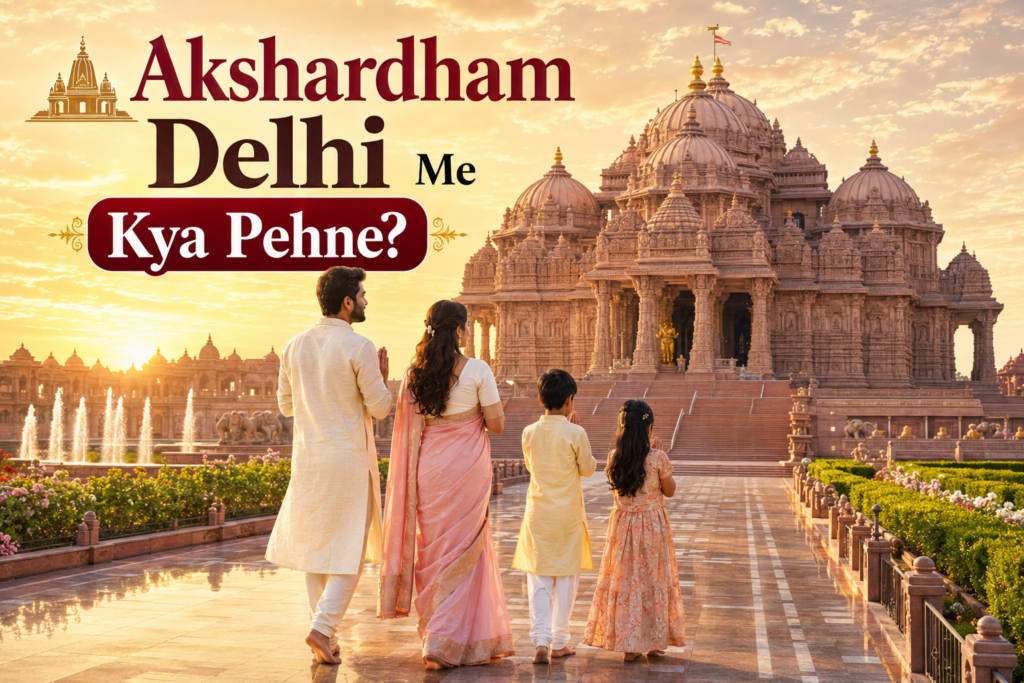 Akshardham Delhi Me Kya Pehne