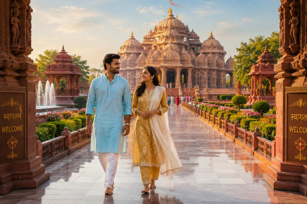 Akshardham Temple Ke Liye Outfit Kaise Choose Karein