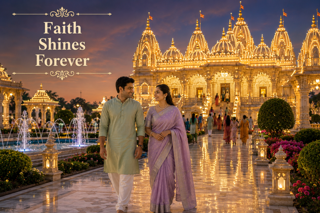  Family Ke Sath Swaminarayan Mandir Visit
