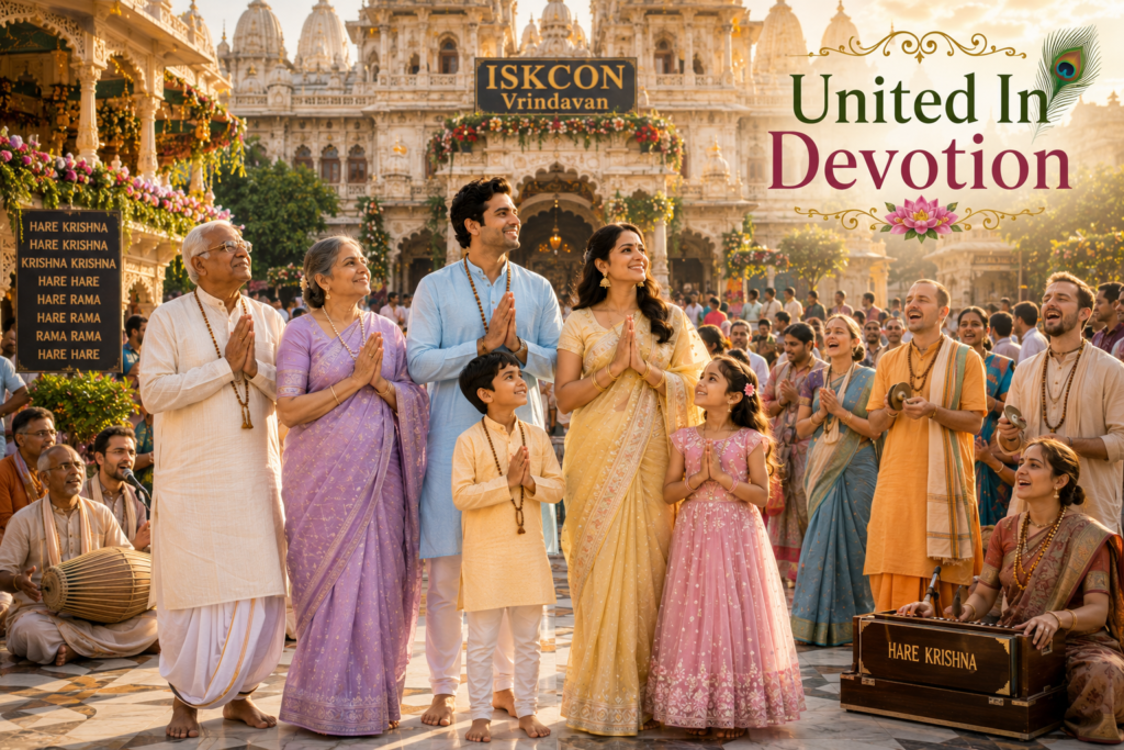 ISKCON Vrindavan Family Outfit Guide