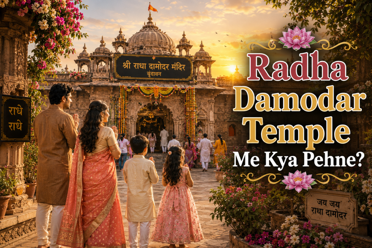 Radha Damodar Temple Mein Kya Pehne