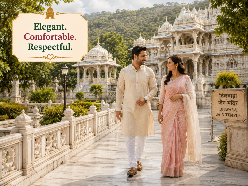 Family Outfit for Dilwara Jain Temple