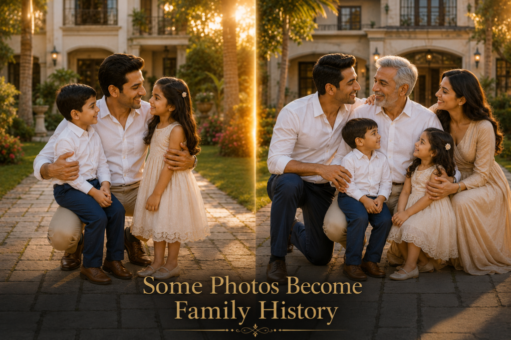 Family photos ke liye grooming kitni important hai
