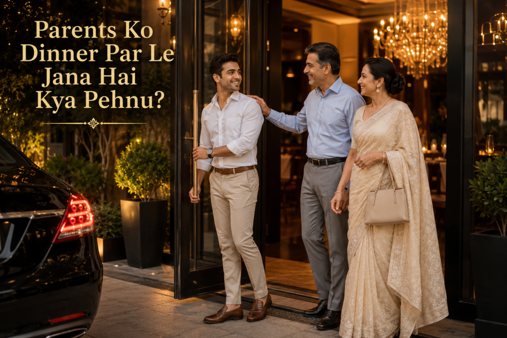 Parents Ko Dinner Par Le Jana Hai Kya Pehnu