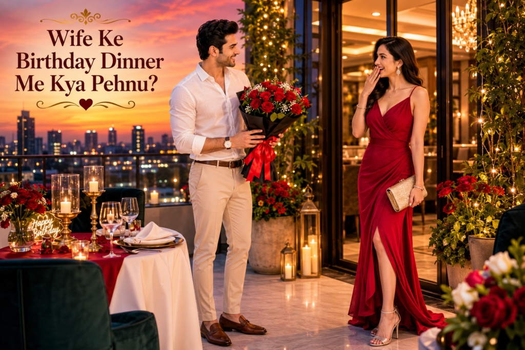 ❤️Wife Ke Birthday Dinner Me Kya Pehnu