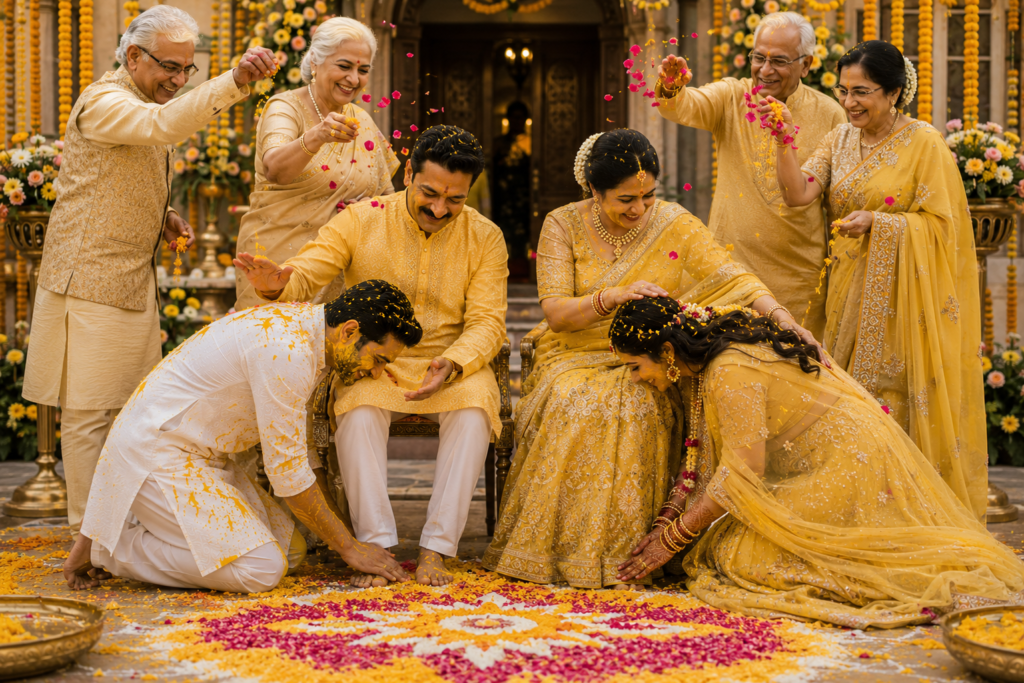 Haldi Ceremony Me Maa Ki Muskaan Sabse Khoobsurat Hoti Hai