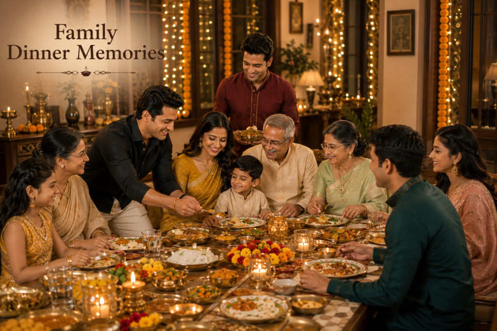 Diwali Pooja Family Photo Ke Liye Kya Pehne