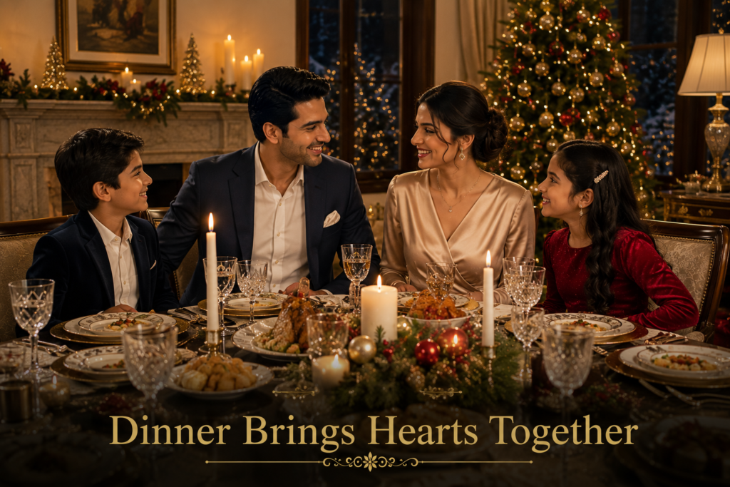 Christmas Family Dinner Me Men Kya Pehne