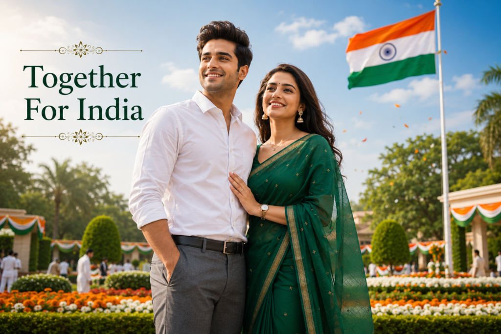 Independence Day Couple Outfit
