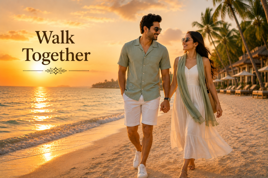 Sunset Beach Walk Outfit