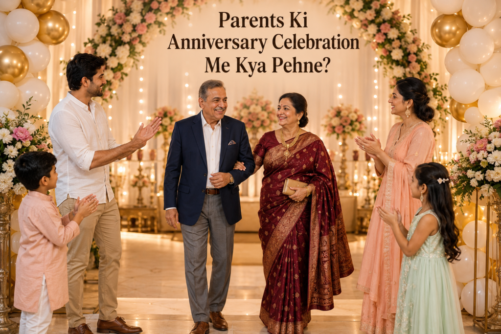 Parents Ki Anniversary Celebration Me Kya Pehne