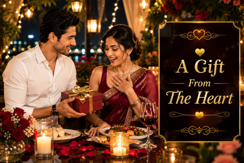 Dinner Se Pehle Surprise Gift Dete Waqt Kya Pehne