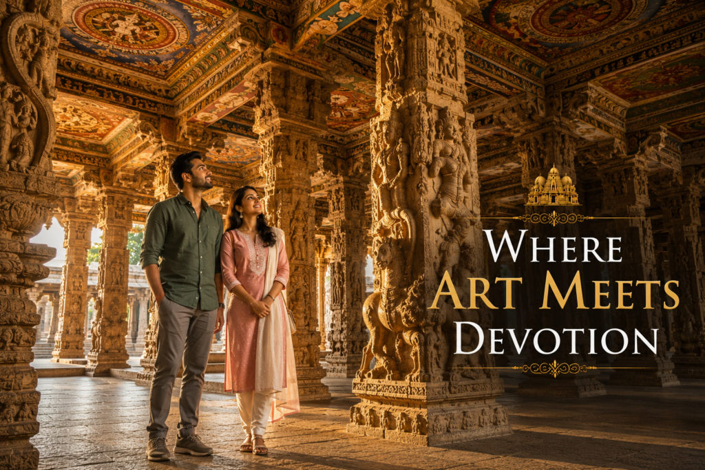  Couple Outfit Ideas For Lepakshi Temple