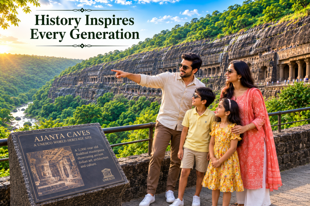 Family Outfit Ideas For Ajanta Caves