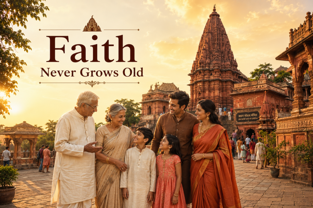 Family Outfit Ideas for Madan Mohan Temple
