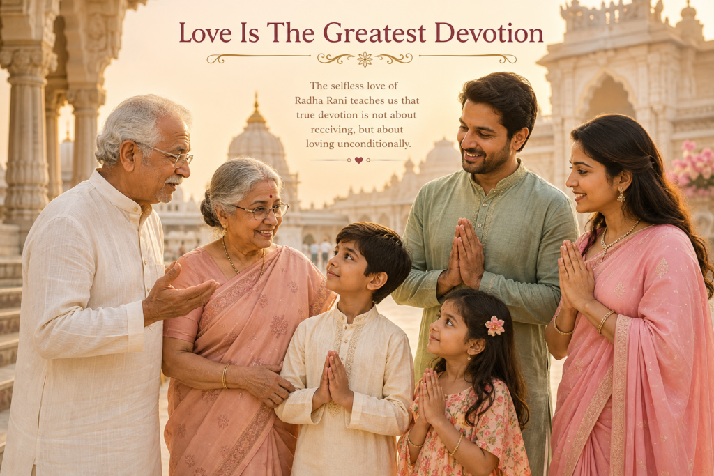 Radha Vallabh Family Outfit Ideas