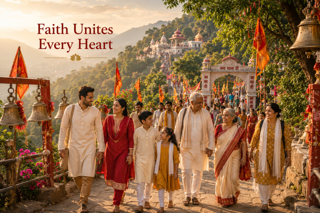 Family Outfit Ideas For Nav Devi Darshan