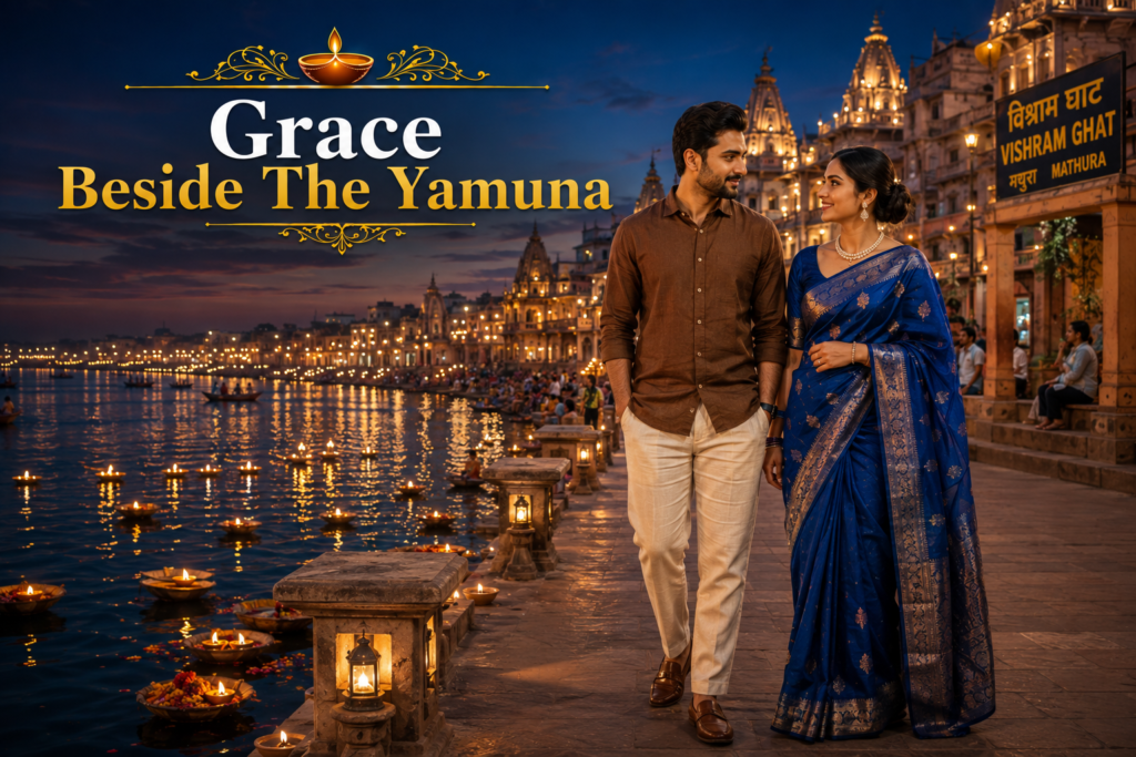 Vishram Ghat Couple Outfit Ideas
