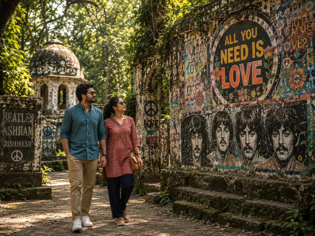 Couple Outfit Ideas For Beatles Ashram