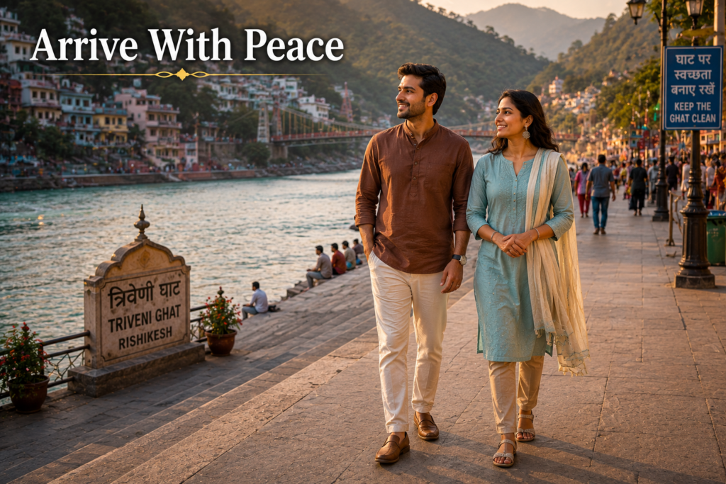Couple Outfit For Triveni Ghat Aarti