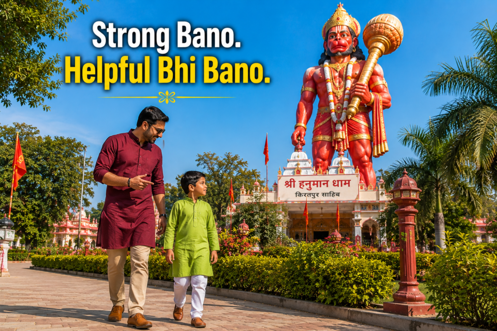 Family Outfit for Hanuman Mandir Kiratpur