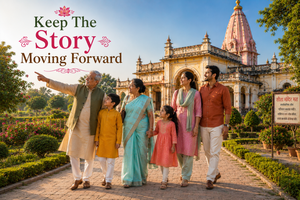 Sita Mandir Math Family Outfit Idea